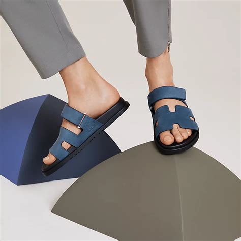 hermes chypre sandal blue|Hermes chypre sandals outfit.